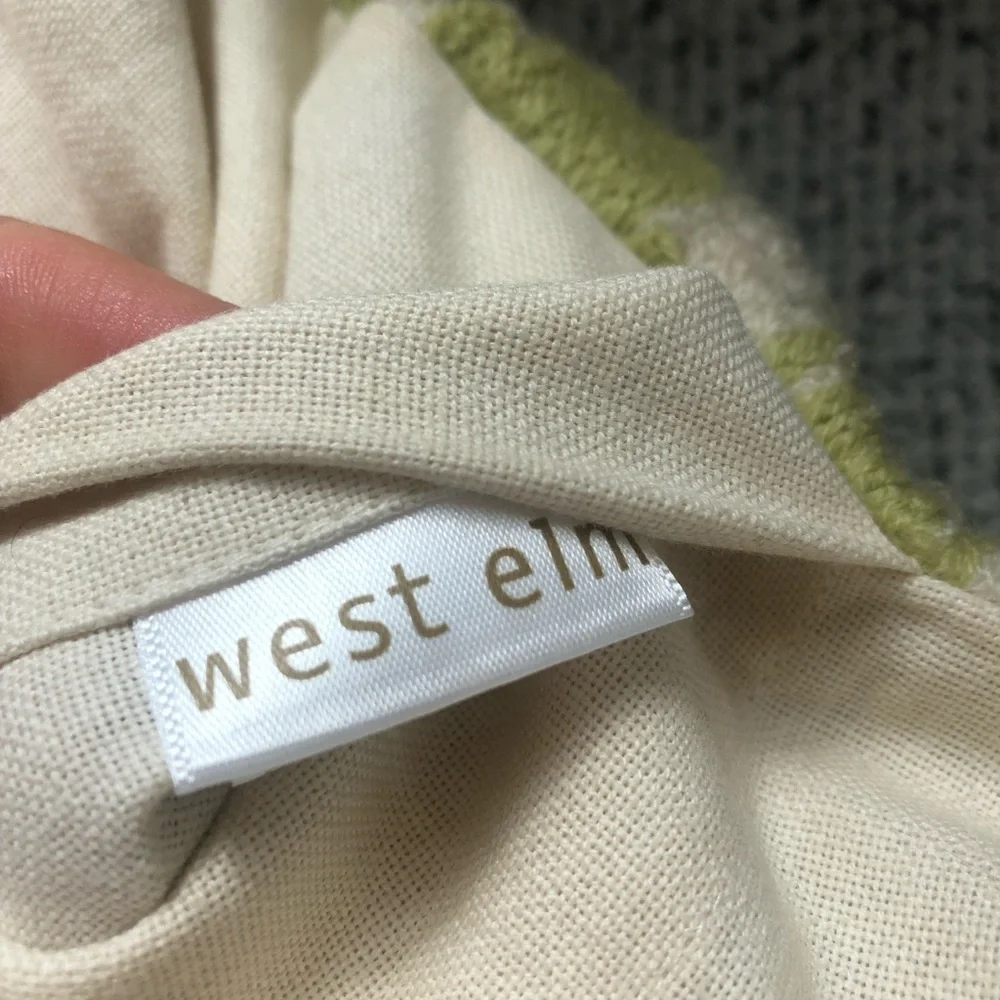 West Elm Light Green Throw Pillow Covers